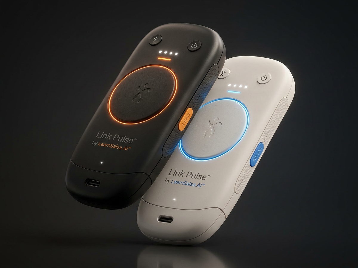 Link Pulse Lead™ + Follow™ — wrist-worn dance wearables